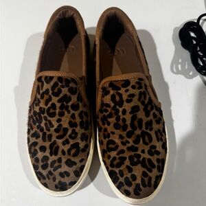 UGG Leopard Print Slip-On Sneakers